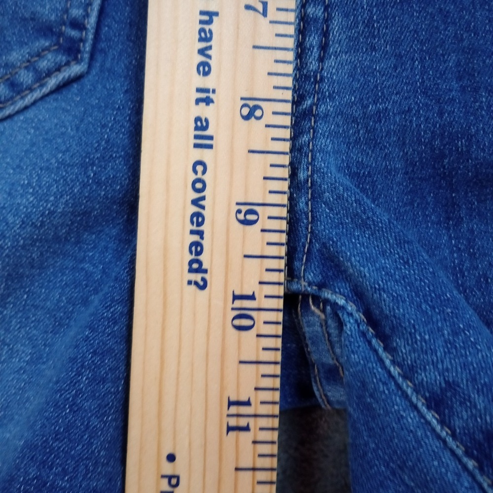 YMI High Rise Flare Denim Jeans Womens‎ Size 5 / 27 Blue Button Fly Festival - Picture 8 of 16